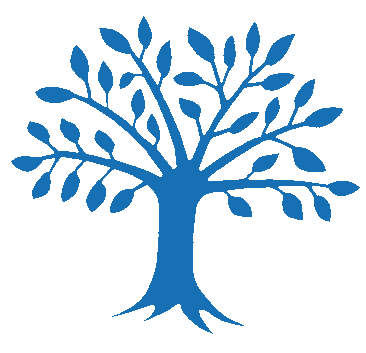 Kleines blaues Logo